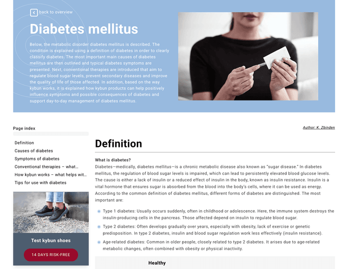 Medizinischer Ratgeber - Diabetes mellitus