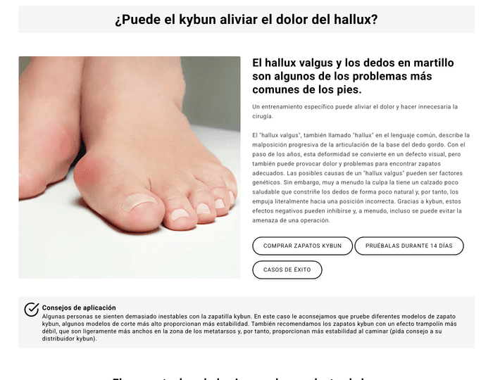 Kann kybun Hallux-Schmerzen lindern?