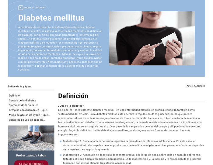 Medizinischer Ratgeber - Diabetes mellitus
