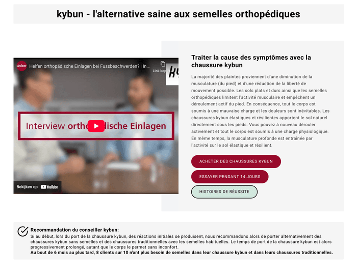 kybun - l'alternative saine aux semelles orthopédiques