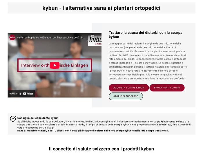 kybun - l'alternativa sana ai plantari ortopedici