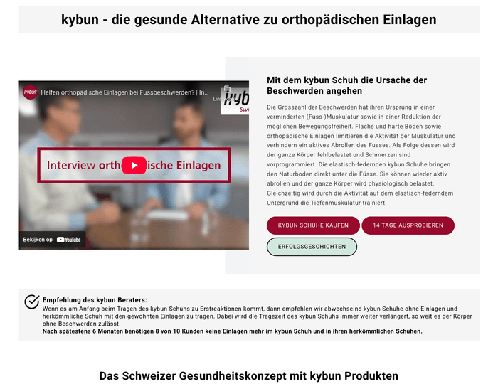 kybun - die gesunde Alternative zu orthopädischen Einlagen